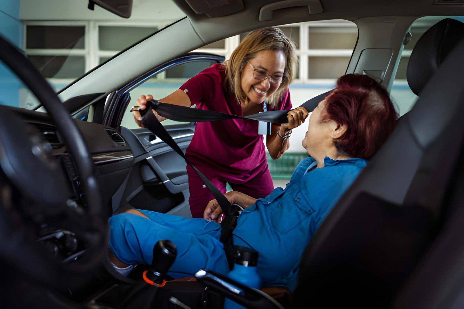 Medical professionals working together