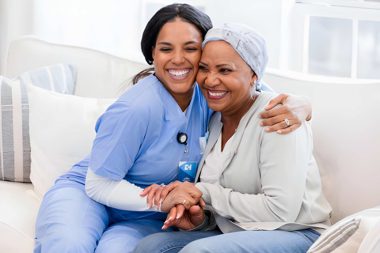 Nurse organizing medication